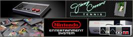 Arcade Cabinet Marquee for Jimmy Connor's Tennis.