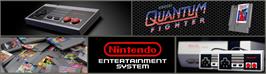 Arcade Cabinet Marquee for Kabuki Quantum Fighter.