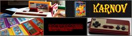 Arcade Cabinet Marquee for Karnov.