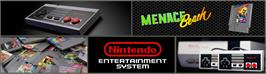 Arcade Cabinet Marquee for Menace Beach.