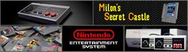Arcade Cabinet Marquee for Milon's Secret Castle.
