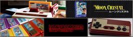 Arcade Cabinet Marquee for Moon Crystal.
