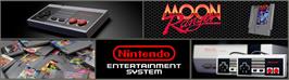 Arcade Cabinet Marquee for Moon Ranger.
