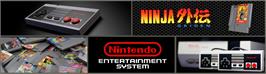 Arcade Cabinet Marquee for Ninja Gaiden.