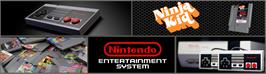 Arcade Cabinet Marquee for Ninja Kid.
