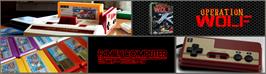 Arcade Cabinet Marquee for Operation Wolf.