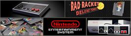 Arcade Cabinet Marquee for Rad Racket - Deluxe Tennis 2.