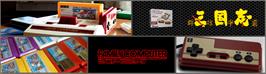 Arcade Cabinet Marquee for San Guo Zhi - Qun Xiong Zheng Ba.