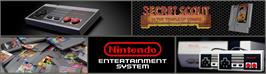 Arcade Cabinet Marquee for Secret Scout in the Temple of Demise.