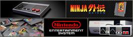 Arcade Cabinet Marquee for Shadow Warriors.