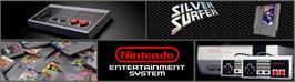 Arcade Cabinet Marquee for Silver Surfer.