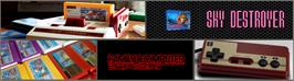 Arcade Cabinet Marquee for Sky Destroyer.