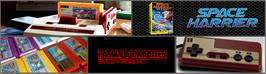 Arcade Cabinet Marquee for Space Harrier.