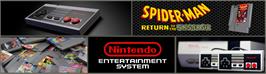 Arcade Cabinet Marquee for Spider-Man: Return of the Sinister Six.