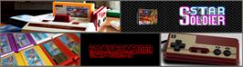 Arcade Cabinet Marquee for Star Soldier.