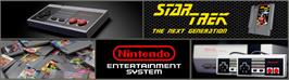 Arcade Cabinet Marquee for Star Trek - The Next Generation.