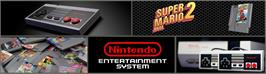 Arcade Cabinet Marquee for Super Mario Bros. 2.