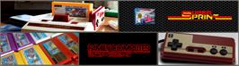 Arcade Cabinet Marquee for Super Sprint.