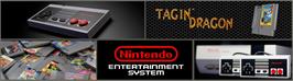 Arcade Cabinet Marquee for Tagin' Dragon.