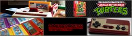 Arcade Cabinet Marquee for Teenage Mutant Ninja Turtles.