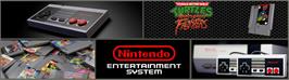 Arcade Cabinet Marquee for Teenage Mutant Ninja Turtles - Tournament Fighters.