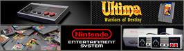Arcade Cabinet Marquee for Ultima V: Warriors of Destiny.