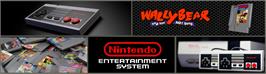 Arcade Cabinet Marquee for Wally Bear And The No! Gang.