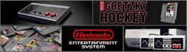 Arcade Cabinet Marquee for Wayne Gretzky Hockey.