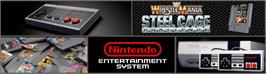 Arcade Cabinet Marquee for Wwf Wrestlemania - Steel Cage Challenge.