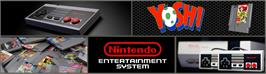 Arcade Cabinet Marquee for Yoshi's Cookie.
