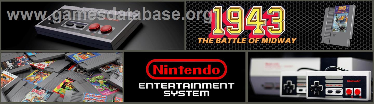 1943: The Battle of Midway - Nintendo NES - Artwork - Marquee