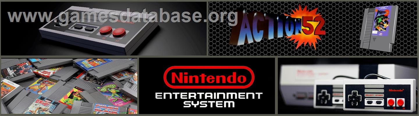 Action 52 - Nintendo NES - Artwork - Marquee