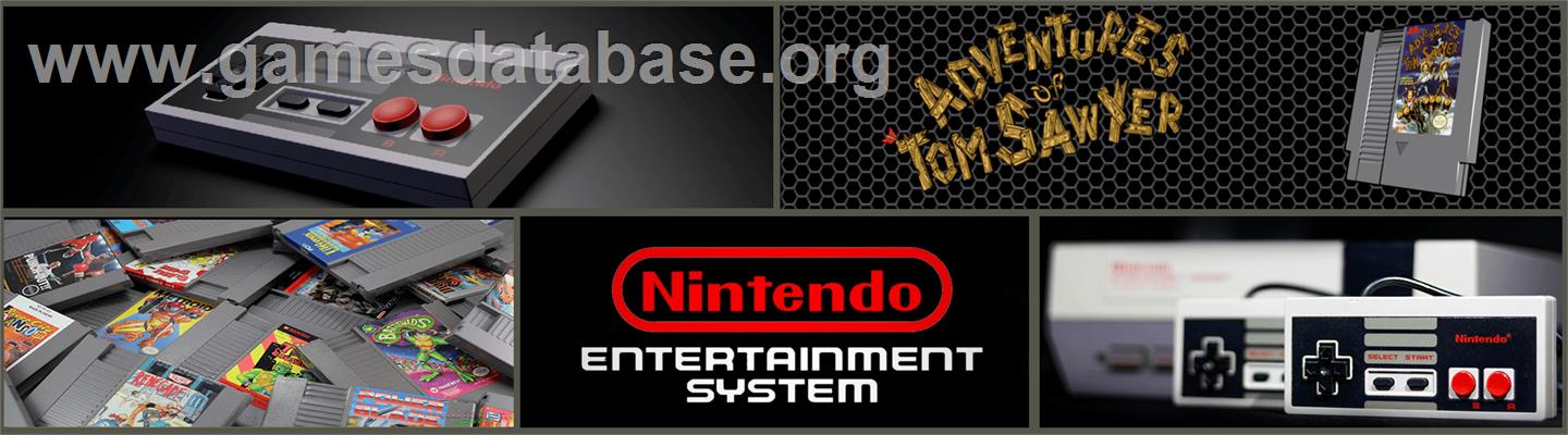 Adventures of Tom Sawyer - Nintendo NES - Artwork - Marquee