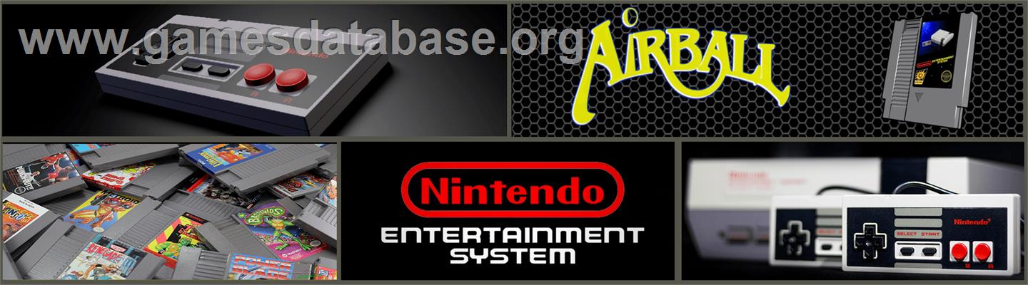 Airball - Nintendo NES - Artwork - Marquee