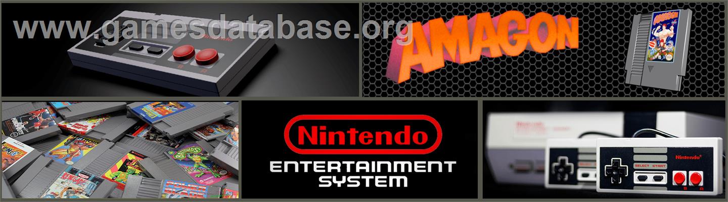 Amagon - Nintendo NES - Artwork - Marquee