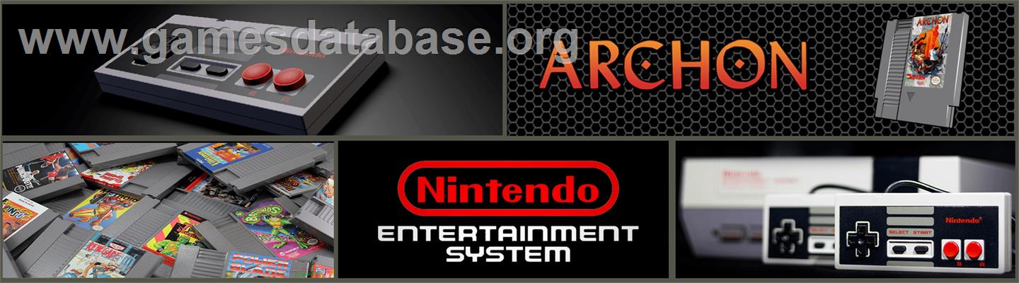 Archon: The Light and the Dark - Nintendo NES - Artwork - Marquee
