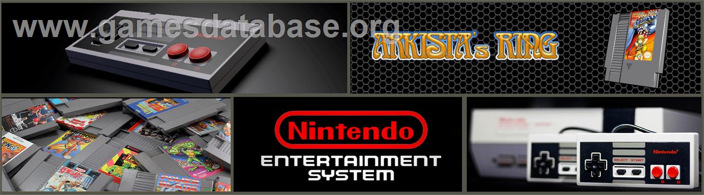 Arkista's Ring - Nintendo NES - Artwork - Marquee