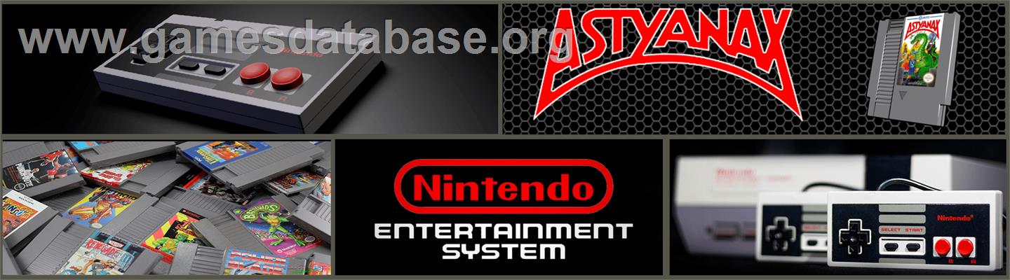 Astyanax, The - Nintendo NES - Artwork - Marquee