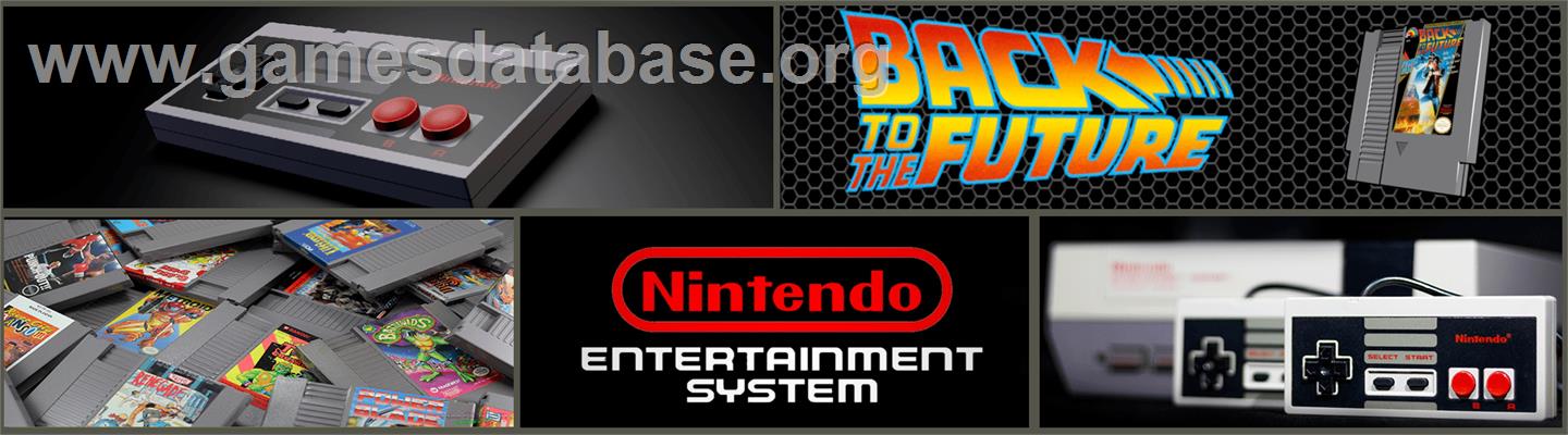 Back to the Future - Nintendo NES - Artwork - Marquee