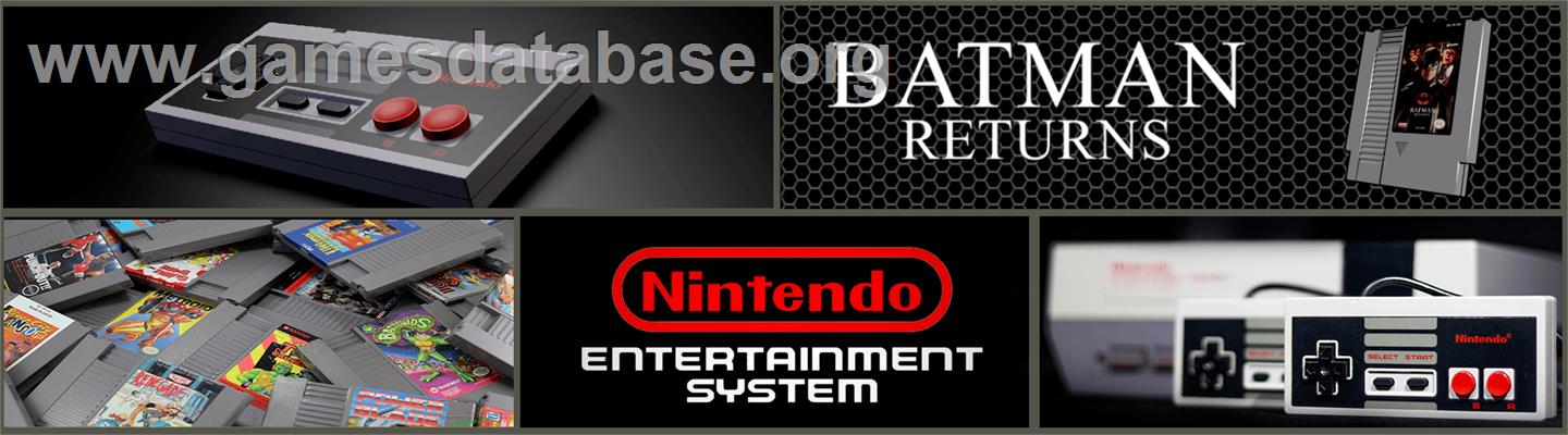 Batman Returns - Nintendo NES - Artwork - Marquee