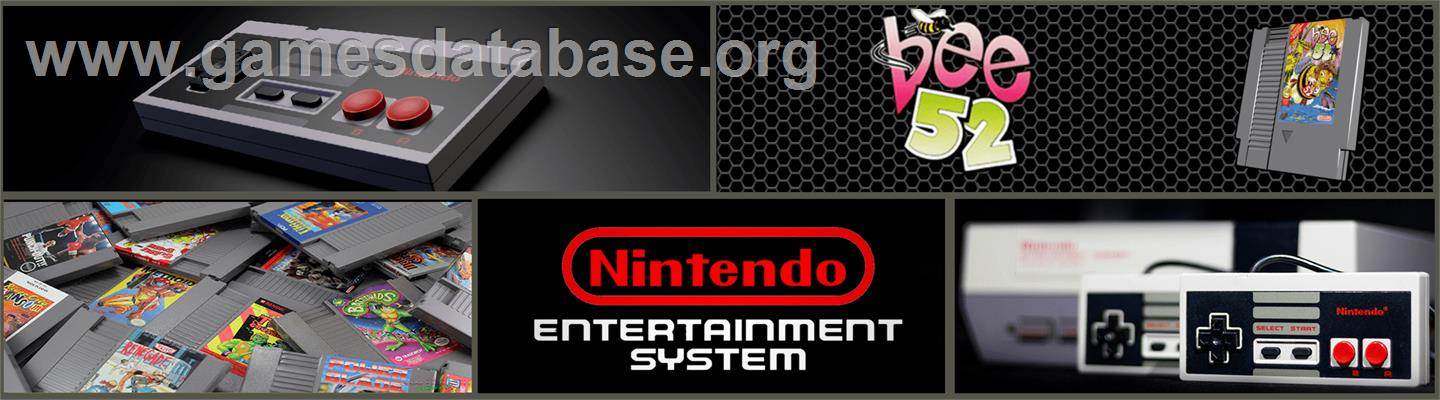 Bee 52 - Nintendo NES - Artwork - Marquee