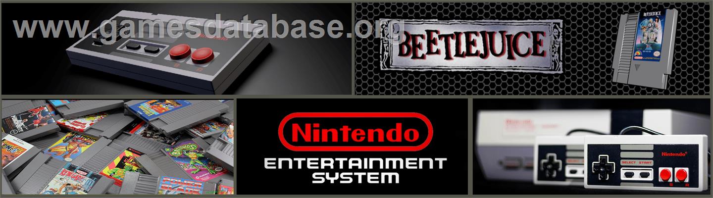 Beetlejuice - Nintendo NES - Artwork - Marquee