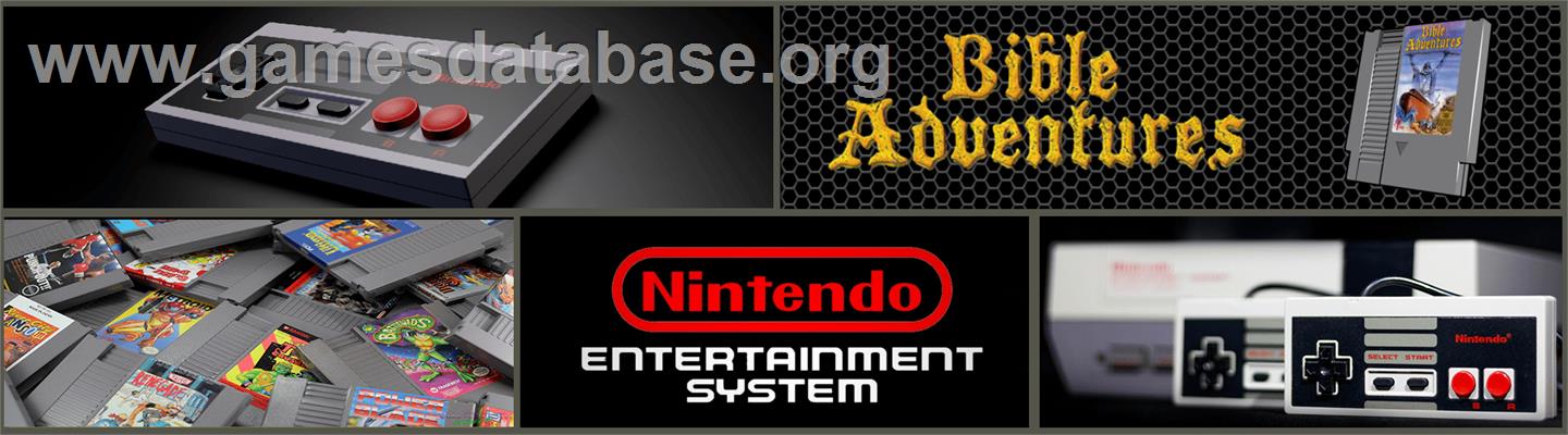 Bible Adventures - Nintendo NES - Artwork - Marquee