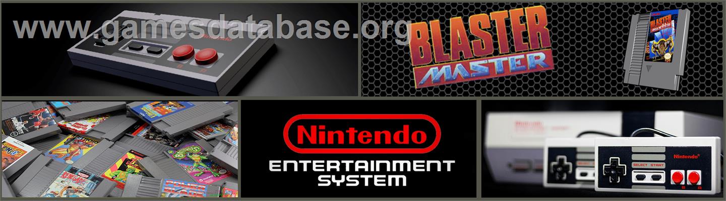 Blaster Master - Nintendo NES - Artwork - Marquee