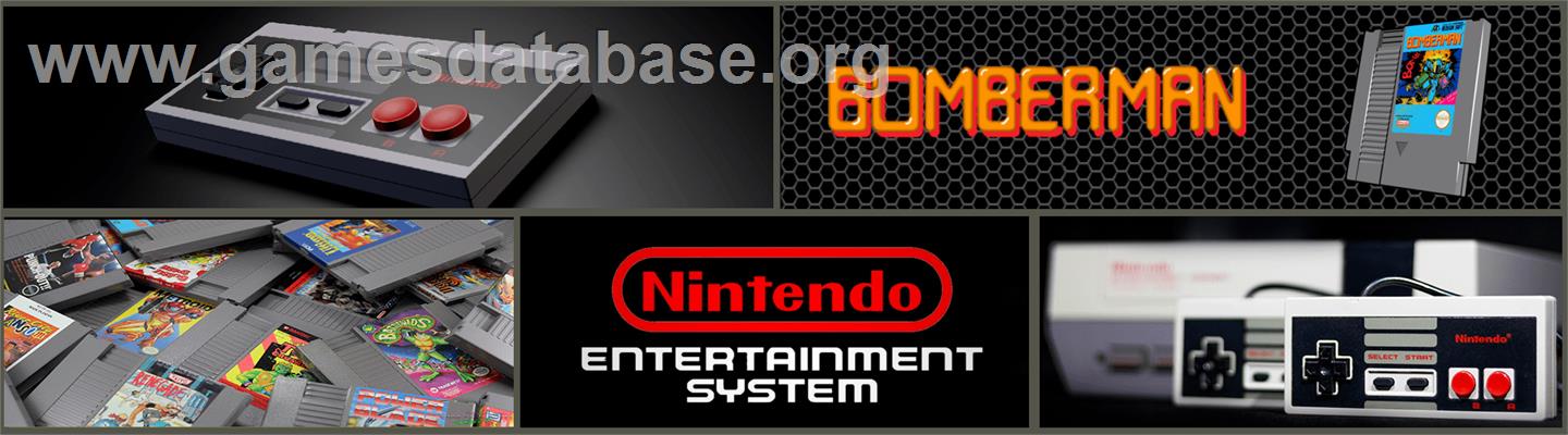 Bomberman - Nintendo NES - Artwork - Marquee