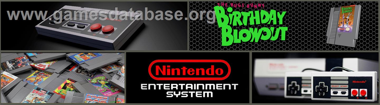 Bugs Bunny Blowout, The - Nintendo NES - Artwork - Marquee
