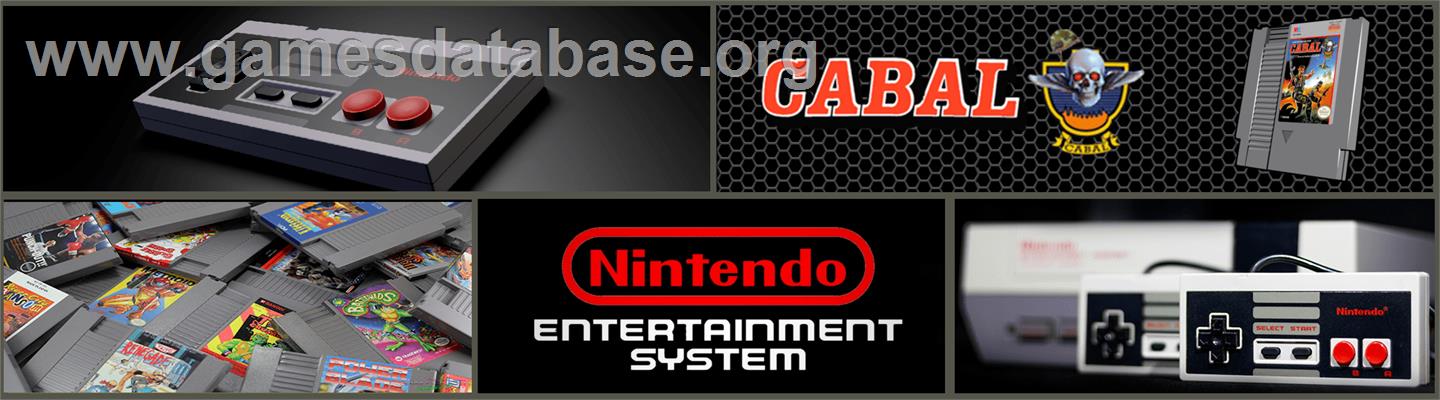 Cabal - Nintendo NES - Artwork - Marquee