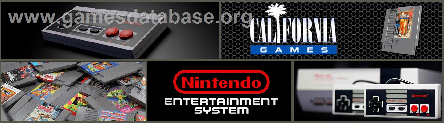 California Games - Nintendo NES - Artwork - Marquee