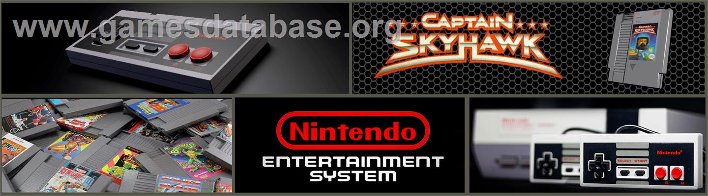 Captain Sky Hawk - Nintendo NES - Artwork - Marquee