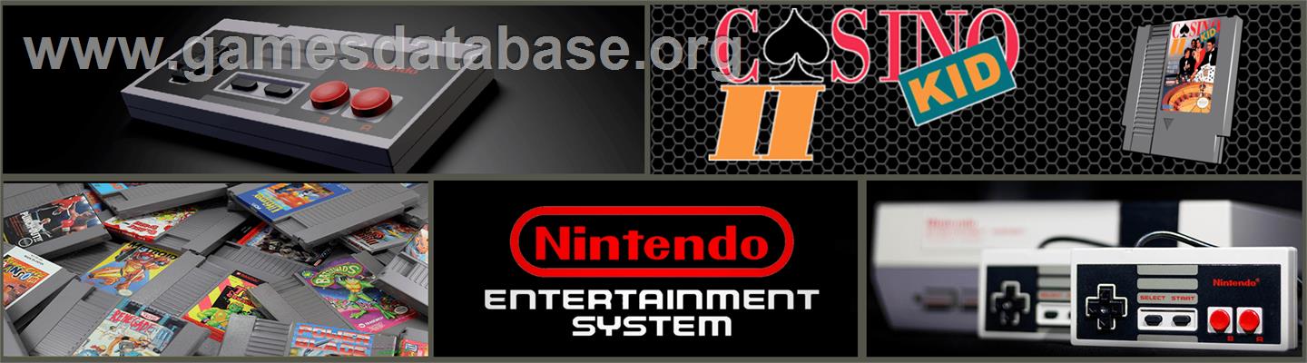 Casino Kid 2 - Nintendo NES - Artwork - Marquee